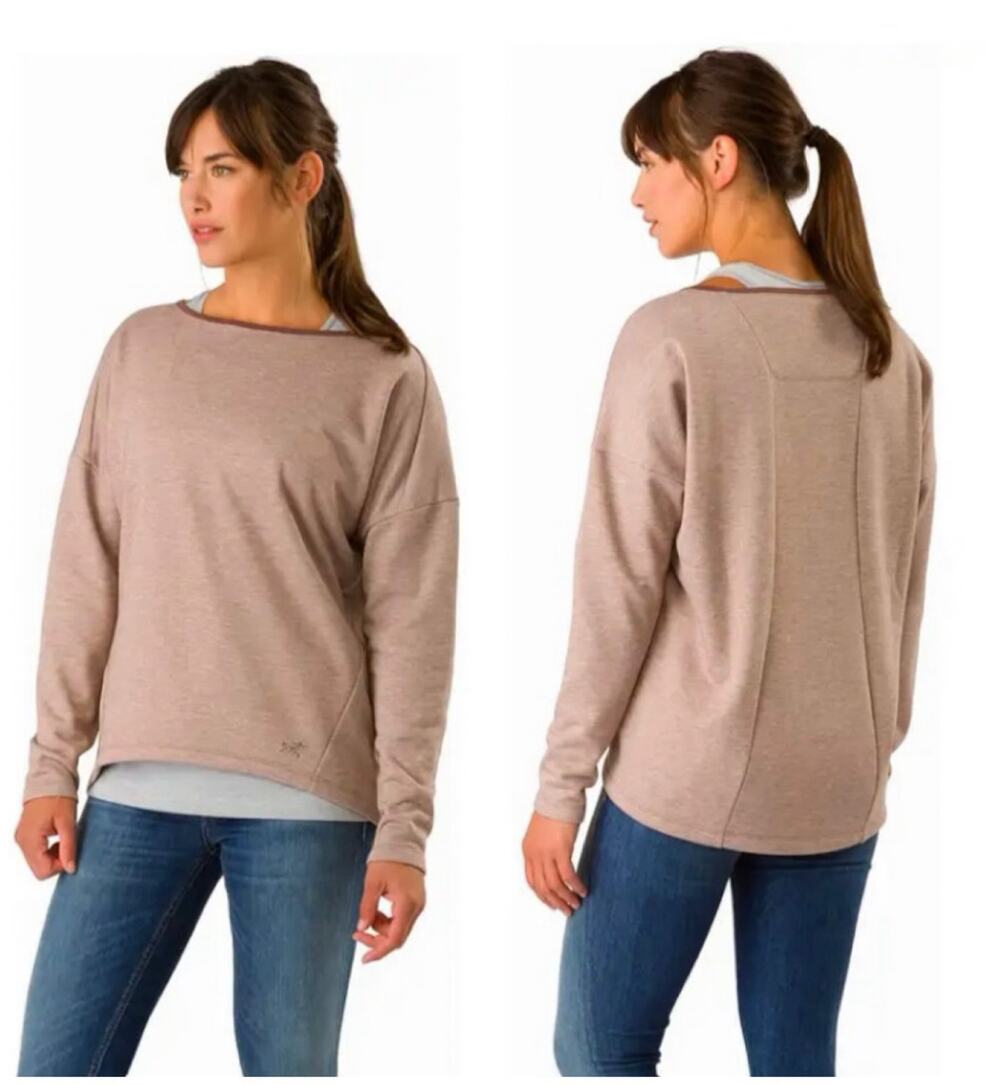 Arc’teryx Nyara Boatneck Pullover Fleece Mid Layer Relaxed Sweatshirt Medium